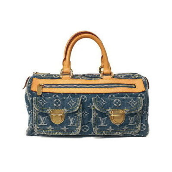 Louis Vuitton Monogram Denim Neo Speedy Handbag - Picture 1 of 8